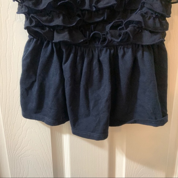 Hollister Navy Blue Strapless Ruffle Tube Top M - Picture 4 of 6